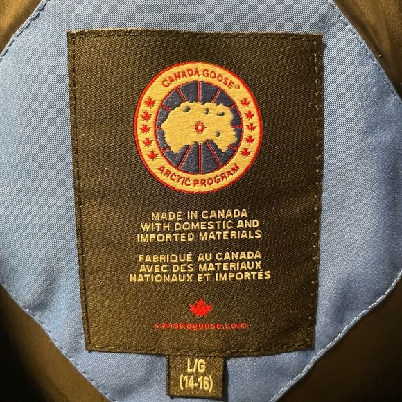 Canada Goose - Youth PBI Chilliwack Bomber Jacket - Blue - Size youth L - Picture 6 of 13